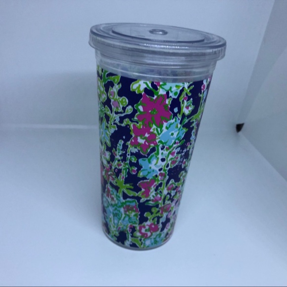 Lilly Pulitzer Plastic Tumbler Floral Print